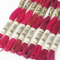 퀼팅맘 DMC 25번 십자수 면사 (핑크레드계열 9종), 3685