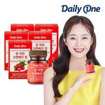 데일리원 참 착한 크랜베리 정, 5통, 15g