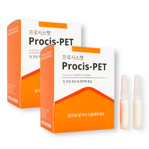 프로시스펫 1+1 60앰플 고양이유산균 강아지 프로바이오틱스 장건강 설사완화 구토 변비 면역력, 1+1 세트