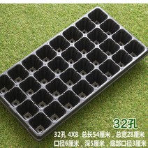 모종 트레이 파종 모종 기르기 50구 21구 고추 토마토 텃밭 가꾸기 씨앗 심기, 약 110g 32이 온통 구멍. 증축개