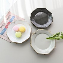 코스타노바 루지아 8각 디니접시 30cm, 그레이, 1개