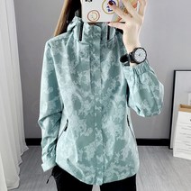 Sunsdew 여성 등산코트 야상 바람막이 코트 바람막이 방수 코트 캐주얼 자켓 등산복