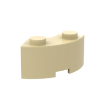 롱브릭타일 접착식파벽돌 파벽돌 MOC 부품 3063 85080 브릭 라운드 코너 2x2 마카로니 호환 DIY 조립 블록, 03 M0730-20