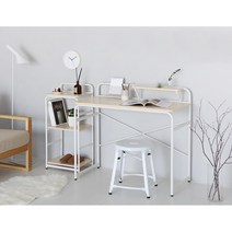 모던 책상선반세트 미케책상 린몬아딜스 알렉스 말름 중고등학생 서울대 미니 책상 이케아, H형 화이트, 화이트