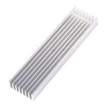 ps5ssd방열판 방열판 100x60x10mm 전력 증폭기 알루미늄 고품질 라디에이터 모듈 냉각 전용, 한개옵션1, 02 100x25x10mm