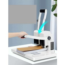 간인기 수동 날인 문서 타발기 천공기 계약서 펀칭, 40MM더블암핸들대형베이스튜브100칼1개