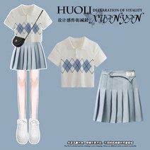 여성 티셔츠 치마 코디 상하의 여름 스커트 투피스 셋업 세트