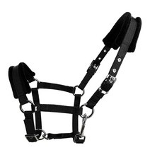 승마체험 S/M/L 조정 가능한 말 고삐 부드러운 스폰지 쿠션 승마 장비 보호 Cheval Paarden 스포츠, 07 l Black