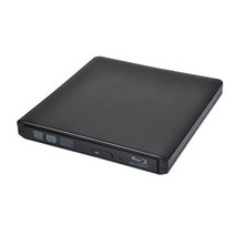 블루레이 플레이어 외장 Bluray 드라이브 Usb 3.0 광학 Bd-Rw 버너 라이터 블루레이 플레이어 Cd/Dvd Rw, 01 Black