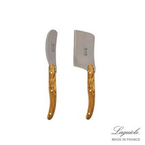 장네론 라귀올 올리브 버터나이프 & 치즈커터 세트, 없음