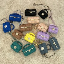 도두리 diy 망스티치 뜨개질 코바늘 가방 키트 패키지 만들기 - 루카, 루카 12cm, 리얼블랙