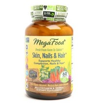 메가푸드 스킨 네일 앤 헤어 멀티비타민 & 허벌 타블렛, 60개입, 1개