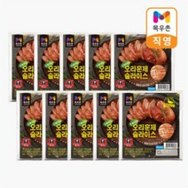 목우촌 오메가3 오리훈제 슬라이스 180gX10개