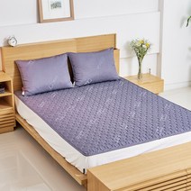 맘스품 3D 에어 매쉬 워셔블 풍기인견 쿨매트 침대 거실 퀼팅 여름 패드 침구, 모던그레이