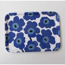 예쁜 재반 멜라민 트레이 앤틱 세트 고급 (대), 파랑