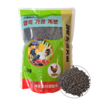 냄새적은 압축 가공 발효계분 2Kg 친환경 사용하기 간편한 펠렛 웃거름 밑거름 텃밭, 1개