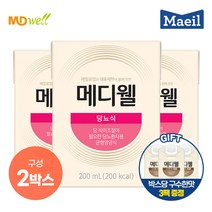 [박스당 구수한맛 3팩증정] 메디웰 당뇨식 2박스 (200ml x 48팩) 균형영양식 환자영양식, 단품, 단품