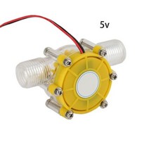 dc 5v12v80v 10w 물 흐름 펌프 미니 터빈 흐름 변환 수력 발전기, 5v