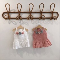 멍픽 강아지옷 코사지 블라우스 S-XL, 화이트