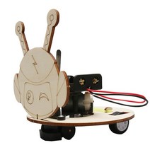 모자이크 타일 주방 벽 장애물 회피 로봇 어린이 과학 실험 장난감 초등학생 DIY 수동 발명품 재료 패키지, 01 Obstacle avoidance r
