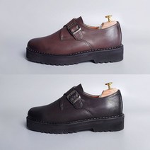 남성 몽크스트랩 웰트화 남자로퍼 캐주얼 구두 4.5cm