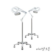 아이샵오픈 스탠드 LED 확대경 조명 돋보기 피부 두피 네일 속눈썹 왁싱 작업용 - 한국, 확대경SK-101-LED(5배율), 1개
