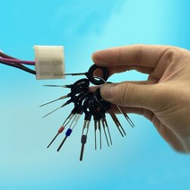 이동식 온풍기 무시동히터 11 개대 터미널 제거 도구 자동차 전기 배선 압착 커넥터 풀 핀 키트 자동차 유지 보수 손 도구 세트 키, 없음