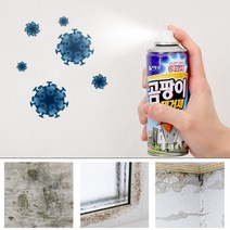 욕실 타일 창문틀 벽지 곰팡이 살균 제거제 배수구 페인트벽 화장실 주방