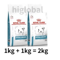 로얄캐닌 [정품] 하이포알러제닉 스몰독 1kg [최근제조상품], 4개, 2kg