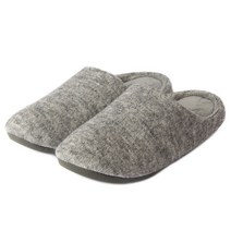 게티홈 남성용 패브릭 거실화, 그레이메란지