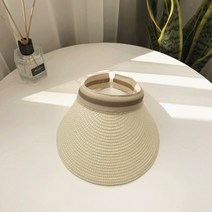 블레어 여름 썬캡 라탄 밀짚 비치모자