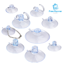 압착 흡착 고무 흡착판 압축 큐방 고리 걸이 차량용 유리용 행거 프리매너, 45mm (4P) 1개입