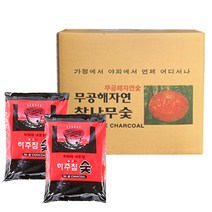 꾸버스 하주 참숯 700g 20봉 박스 펜션 캠핑 식당 도매 숯