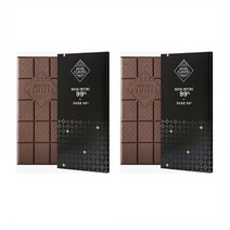Michel Cluizel 미쉘 클뤼젤 인피니티 카카오 99% 다크 초콜릿 타블렛 바 Infinity Dark Tablet 70g 2개, 1세트