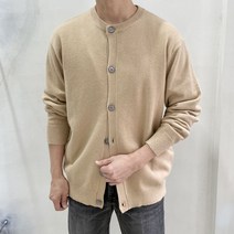 라운지21 남자 캐시미어 울 니트 라운드 가디건