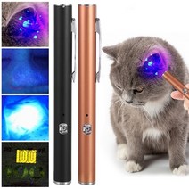 cat and dog uv 손전등 moss light pet fungus detection pocket vet professional mini 365nm 바이올렛 램프 외부 라인, 검은색