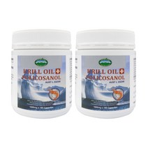 Natures Top KRILL OIL POLICOSANOL 네이쳐스탑 호주 크릴오일 폴리코사놀 1000mg 180캡슐 2팩