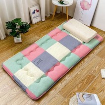 접이식 1인용 침대 토퍼 거실 캠핑 차박 바닥이불 위 매트리스 돌 침대용 흙, N