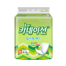 카네이션 일자형패드(2회)30개입 성인기저귀, 1팩