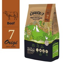 오리지7 유기농 강아지 소프트사료 소고기 (유통기한 23년 8월 23일), 2kg, 1개