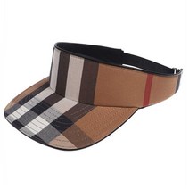 23SS 빈티지 체크 코튼 바이저햇 버치브라운 8057352