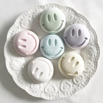 스마일 몰드 7구 금형 석고방향제 비누 실리콘틀