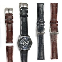 굿앤굿 교체용 스티치 가죽 시계 밴드 20mm시계줄