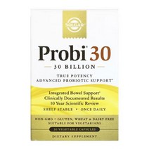 솔가 프로바이오틱스 30억 락토바실러스 플란타럼 셀룰로스 마그네슘스트레이트 30 식물성 캡슐