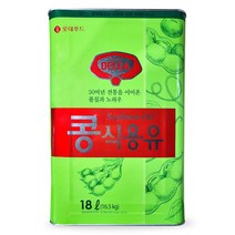 [마자킹] 롯데 콩식용유 18L, 1개