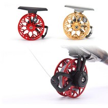 초경량 cnc가공 루어 플라이릴 낚시릴 당고전용릴 당고릴 낚시입문 빙어릴, HF50레드