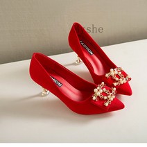 Myshe 웨딩구두 스틸레토 힐 결혼식구두 들러리 슈즈 ZHY717 YSZ831qk04