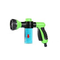 등짐펌프 동력살분무기 충전분무기모터 car wash foam gun 8 in 1 조정, 초록