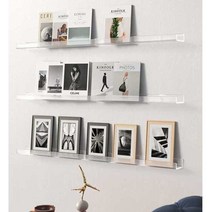 투명 아크릴 벽선반 벽걸이선반 미드센추리 무타공, 상세 페이지 참고, 에메랄드그린120x11x4cm