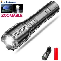 New Aluminum Alloy Flashlight T6 Telescopic Zoom 4Modes Torch Lanterna Waterproof 18650 Camping Ligh, 03 New Style C